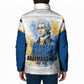 Prince Hall Freemasonry Padded Jacket Square And Compass Letter G Watercolor Portrait Art