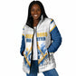 Prince Hall Freemasonry Padded Jacket Square And Compass Letter G Watercolor Portrait Art