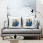 Prince Hall Freemasonry Pillow Cover Square And Compass Letter G Watercolor Portrait Art