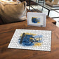 Prince Hall Freemasonry Puzzle Square And Compass Letter G Watercolor Portrait Art