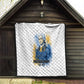 Prince Hall Freemasonry Quilt Square And Compass Letter G Watercolor Portrait Art
