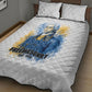 Prince Hall Freemasonry Quilt Bed Set Square And Compass Letter G Watercolor Portrait Art