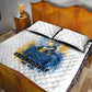 Prince Hall Freemasonry Quilt Bed Set Square And Compass Letter G Watercolor Portrait Art