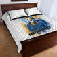 Prince Hall Freemasonry Quilt Bed Set Square And Compass Letter G Watercolor Portrait Art