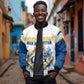 Prince Hall Freemasonry Sleeve Zip Bomber Jacket Square And Compass Letter G Watercolor Portrait Art