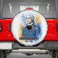 Prince Hall Freemasonry Spare Tire Cover Square And Compass Letter G Watercolor Portrait Art