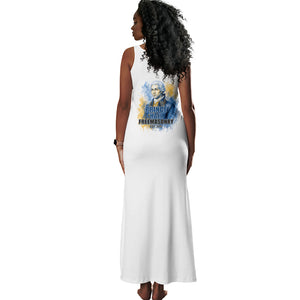 Prince Hall Freemasonry Tank Maxi Dress Square And Compass Letter G Watercolor Portrait Art