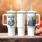 Prince Hall Freemasonry Tumbler With Handle Square And Compass Letter G Watercolor Portrait Art