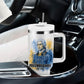 Prince Hall Freemasonry Tumbler With Handle Square And Compass Letter G Watercolor Portrait Art