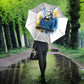Prince Hall Freemasonry Umbrella Square And Compass Letter G Watercolor Portrait Art