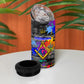 Prince Hall Freemasonry 4 in 1 Can Cooler Tumbler Colorful Graffiti Paint Splatter On Urban Stone Wall