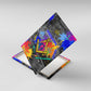 Prince Hall Freemasonry Canvas Wall Art Colorful Graffiti Paint Splatter On Urban Stone Wall