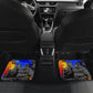 Prince Hall Freemasonry Car Mats Colorful Graffiti Paint Splatter On Urban Stone Wall