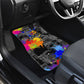 Prince Hall Freemasonry Car Mats Colorful Graffiti Paint Splatter On Urban Stone Wall
