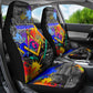 Prince Hall Freemasonry Car Seat Cover Colorful Graffiti Paint Splatter On Urban Stone Wall