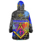 Prince Hall Freemasonry Kid Wearable Blanket Hoodie Colorful Graffiti Paint Splatter On Urban Stone Wall