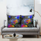 Prince Hall Freemasonry Pillow Cover Colorful Graffiti Paint Splatter On Urban Stone Wall