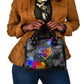 Prince Hall Freemasonry Shoulder Handbag Colorful Graffiti Paint Splatter On Urban Stone Wall