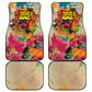Martin Luther King Graffiti Afro Car Mats Colorful Spray Paint Quotes and Crown - African Pride