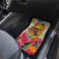 Martin Luther King Graffiti Afro Car Mats Colorful Spray Paint Quotes and Crown - African Pride