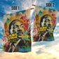 Martin Luther King Graffiti Afro Garden Flag Colorful Spray Paint Quotes and Crown - African Pride