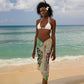 Martin Luther King Graffiti Afro Sarong Colorful Spray Paint Quotes and Crown - African Pride
