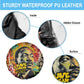 Martin Luther King Graffiti Afro Spare Tire Cover Colorful Spray Paint Quotes and Crown - African Pride