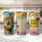 Martin Luther King Graffiti Afro Tumbler Cup Colorful Spray Paint Quotes and Crown - African Pride