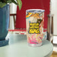 Martin Luther King Graffiti Afro Tumbler Cup Colorful Spray Paint Quotes and Crown - African Pride
