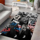 Martin Luther King Day Afro Area Rug Civil Rights Leader - Classic American Street Graffiti - African Pride