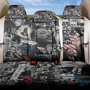 Martin Luther King Day Afro Back Car Seat Cover Civil Rights Leader - Classic American Street Graffiti - African Pride