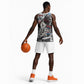 Martin Luther King Day Afro Basketball Jersey Civil Rights Leader - Classic American Street Graffiti - African Pride