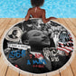 Martin Luther King Day Afro Beach Blanket Civil Rights Leader - Classic American Street Graffiti - African Pride
