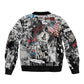 Martin Luther King Day Afro Bomber Jacket Civil Rights Leader - Classic American Street Graffiti - African Pride