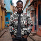 Martin Luther King Day Afro Bomber Jacket Civil Rights Leader - Classic American Street Graffiti - African Pride