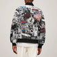 Martin Luther King Day Afro Bomber Jacket Civil Rights Leader - Classic American Street Graffiti - African Pride