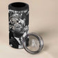 Martin Luther King Day Afro 4 in 1 Can Cooler Tumbler Civil Rights Leader - Classic American Street Graffiti - African Pride
