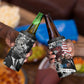 Martin Luther King Day Afro 4 in 1 Can Cooler Tumbler Civil Rights Leader - Classic American Street Graffiti - African Pride