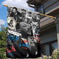 Martin Luther King Day Afro Garden Flag Civil Rights Leader - Classic American Street Graffiti - African Pride