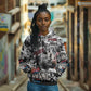 Martin Luther King Day Afro Hoodie Civil Rights Leader - Classic American Street Graffiti - African Pride