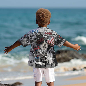 Martin Luther King Day Afro Kid Hawaiian Shirt Civil Rights Leader - Classic American Street Graffiti - African Pride