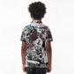 Martin Luther King Day Afro Kid Polo Shirt Civil Rights Leader - Classic American Street Graffiti - African Pride