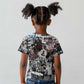Martin Luther King Day Afro Kid T shirt Civil Rights Leader - Classic American Street Graffiti - African Pride