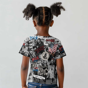 Martin Luther King Day Afro Kid T shirt Civil Rights Leader - Classic American Street Graffiti - African Pride