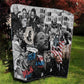 Martin Luther King Day Afro Quilt Civil Rights Leader - Classic American Street Graffiti - African Pride