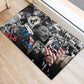Martin Luther King Day Afro Rubber Doormat Civil Rights Leader - Classic American Street Graffiti - African Pride