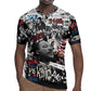 Martin Luther King Day Afro Rugby Jersey Civil Rights Leader - Classic American Street Graffiti - African Pride