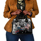 Martin Luther King Day Afro Shoulder Handbag Civil Rights Leader - Classic American Street Graffiti - African Pride