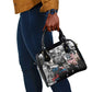 Martin Luther King Day Afro Shoulder Handbag Civil Rights Leader - Classic American Street Graffiti - African Pride