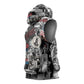 Martin Luther King Day Afro Sleeveless Hoodie Civil Rights Leader - Classic American Street Graffiti - African Pride